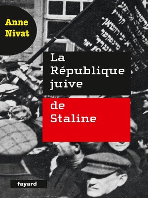 cover image of La République juive de Staline